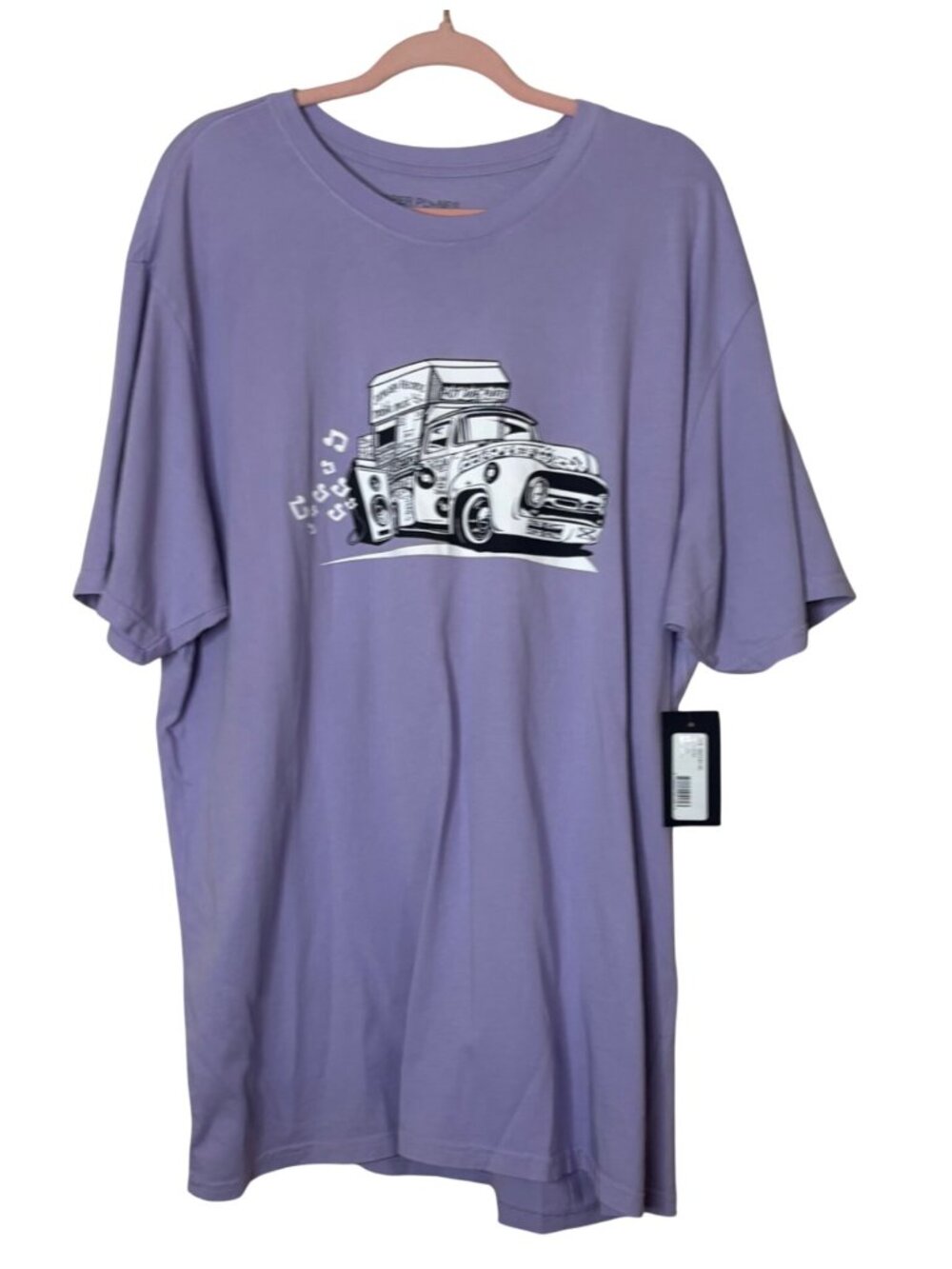 Paper Planes Skylark Records Lilac Graphic Tee T-Shirt 2XL Cotton Unisex NWT